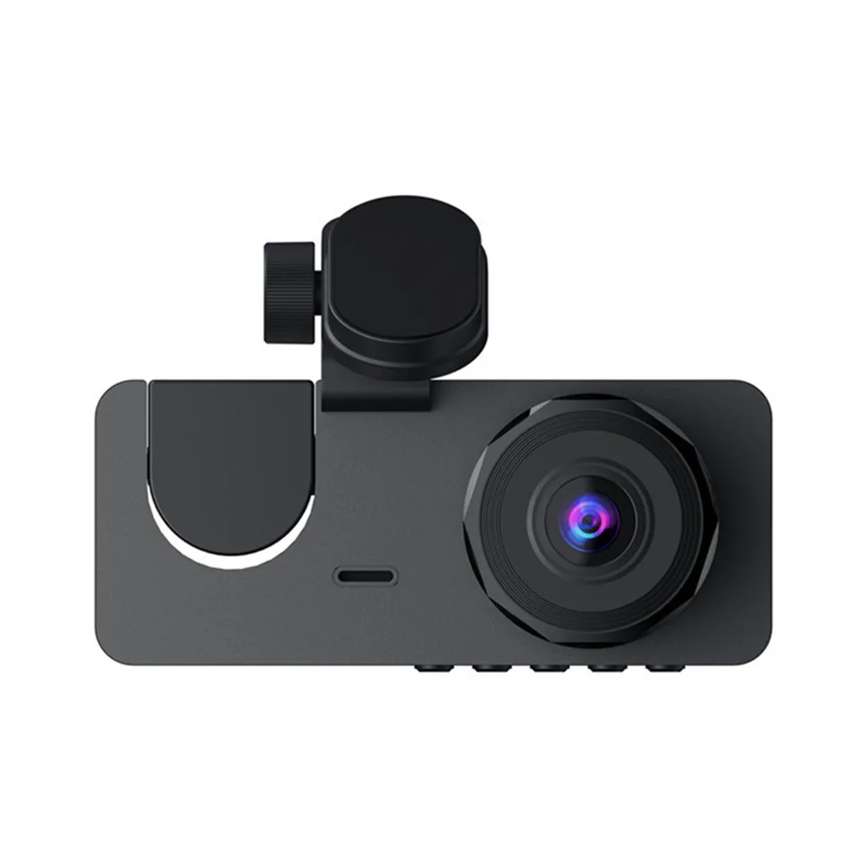 3 Lensli Araç Kamerası Y15 1080p Üçlü Kayıt Özellikli Araç Dvr'ı Hd Gece Görüşlü Ve Geri Görüş Kamerası Ile